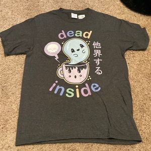Dead inside kawaii goth t shirt